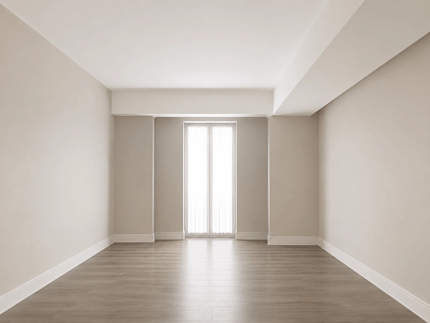 empty-luxury-room-with-laminate-flooring Empty residential room with light laminate wood flooring and bare walls.